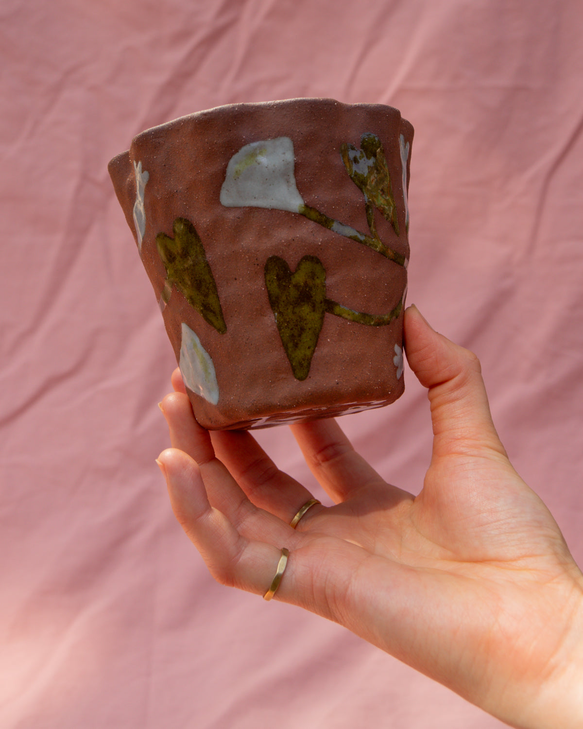 Small Frilly Bindweed Plant Pot