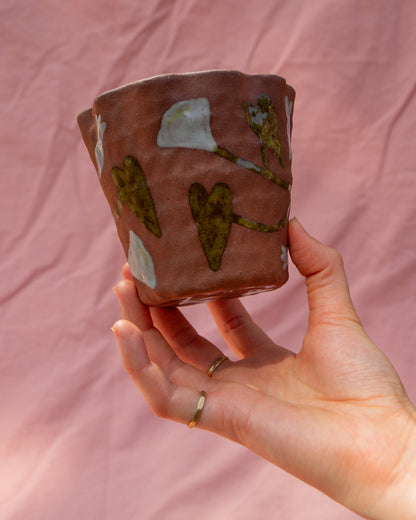 Small Frilly Bindweed Plant Pot