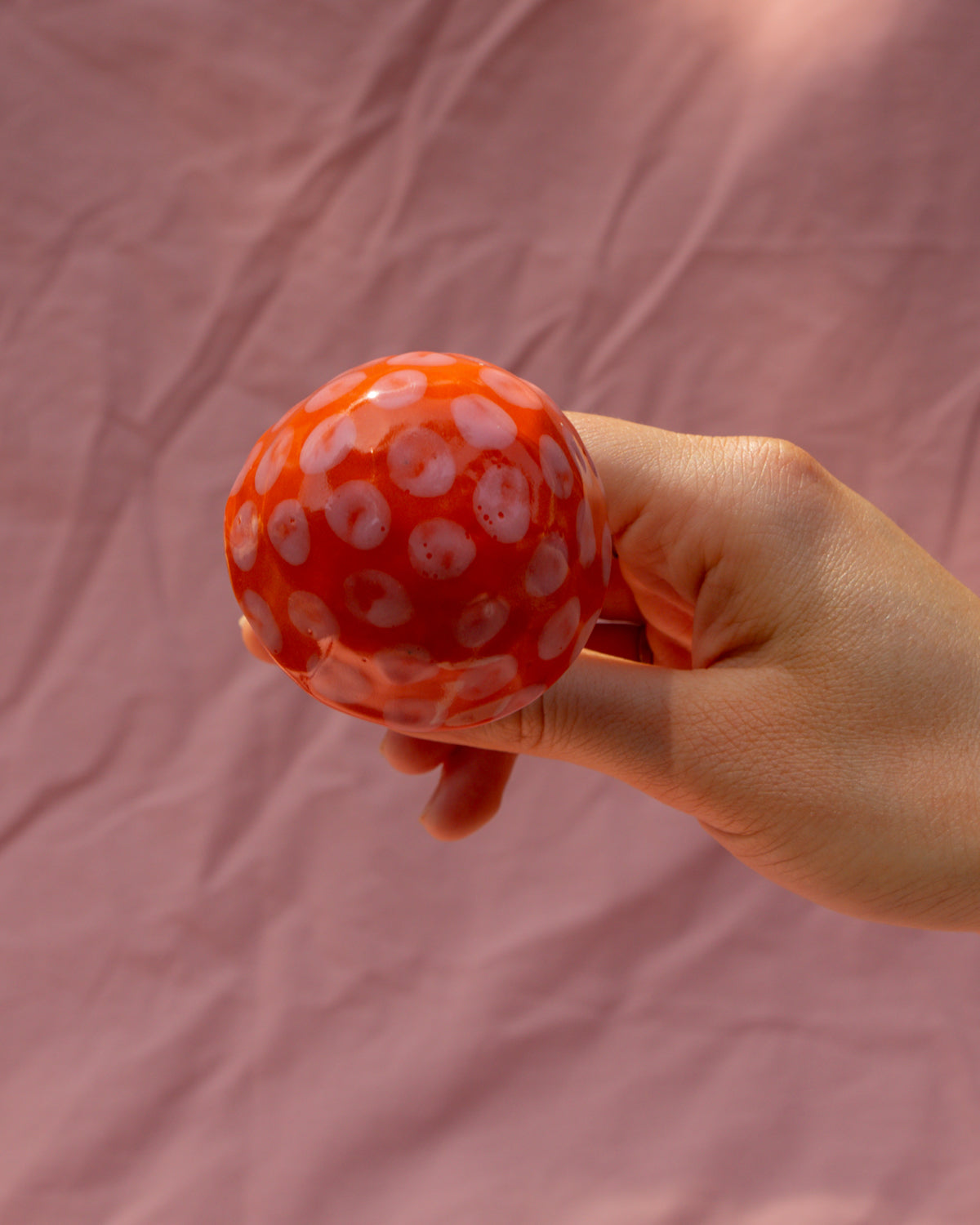 Orange Garden Mushroom