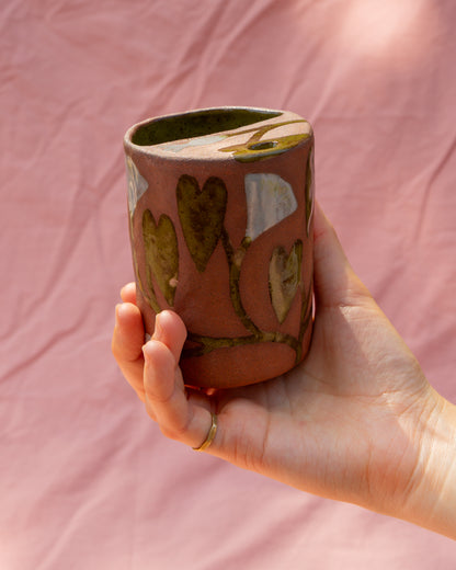 Terracotta Bindweed Travel Cup