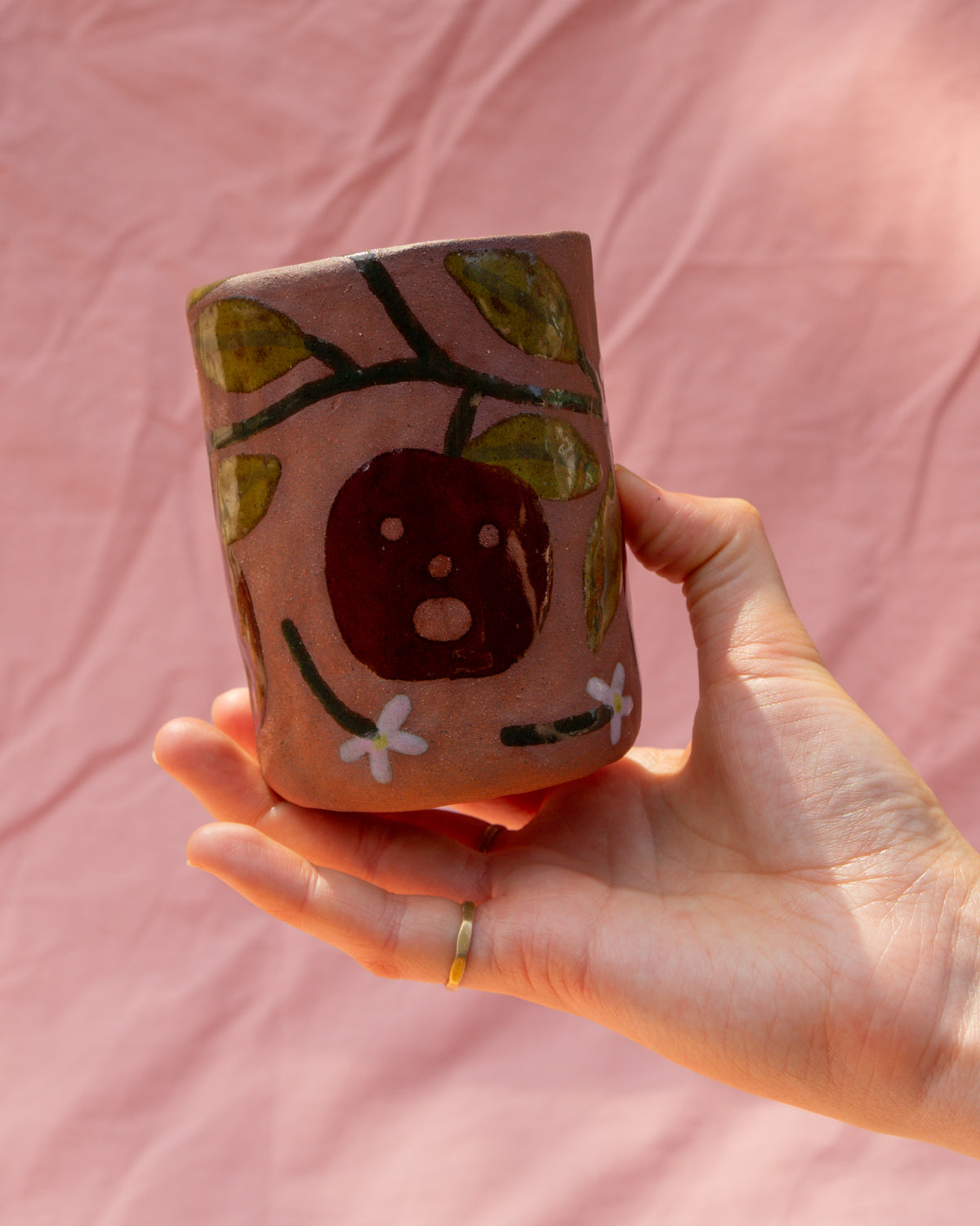 Terracotta Apple Tree Travel Cup
