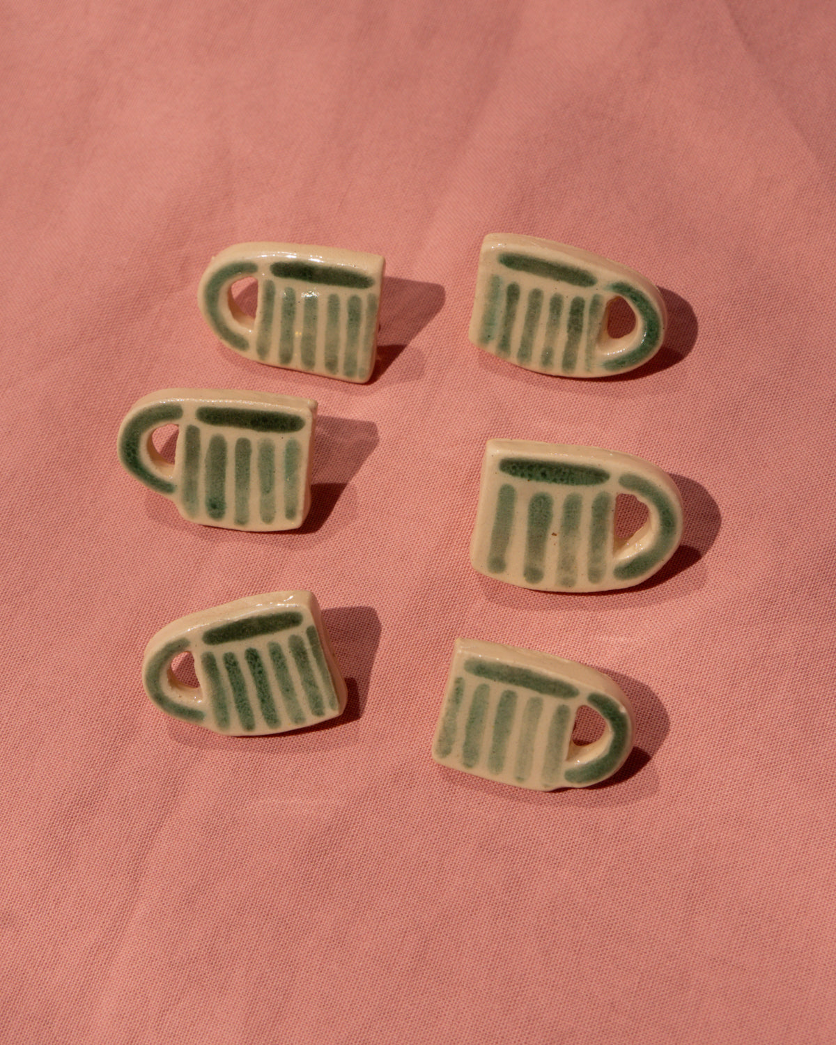 Stripey Mug Badge