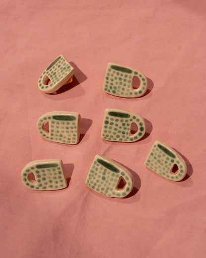 Spotty Mug Badge