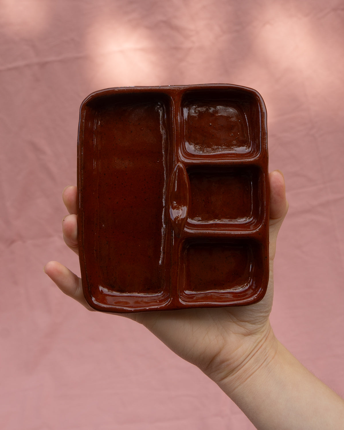 Orange Birdy Paint Palette