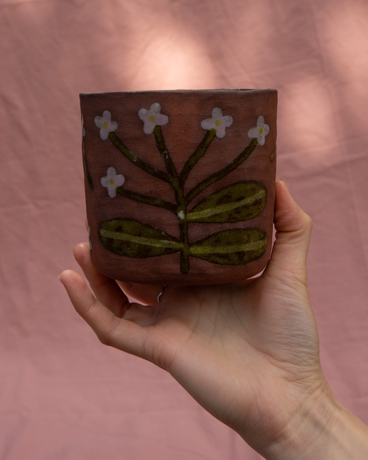 Terra Flowers Utensil Pot