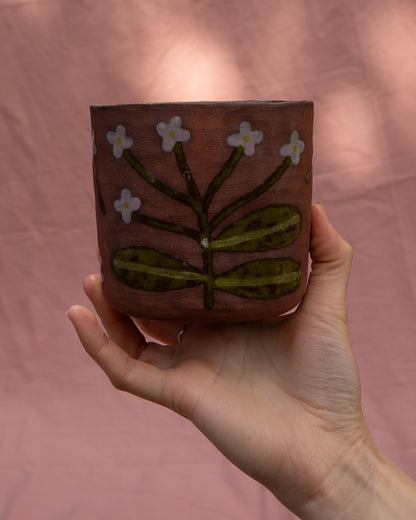 Terra Flowers Utensil Pot
