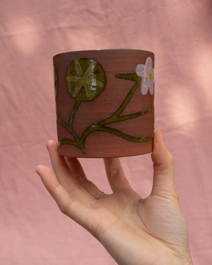 Terracotta Nasturtium Mug