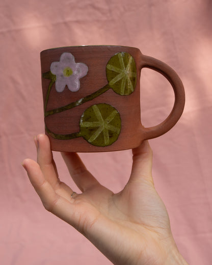 Terracotta Nasturtium Mug