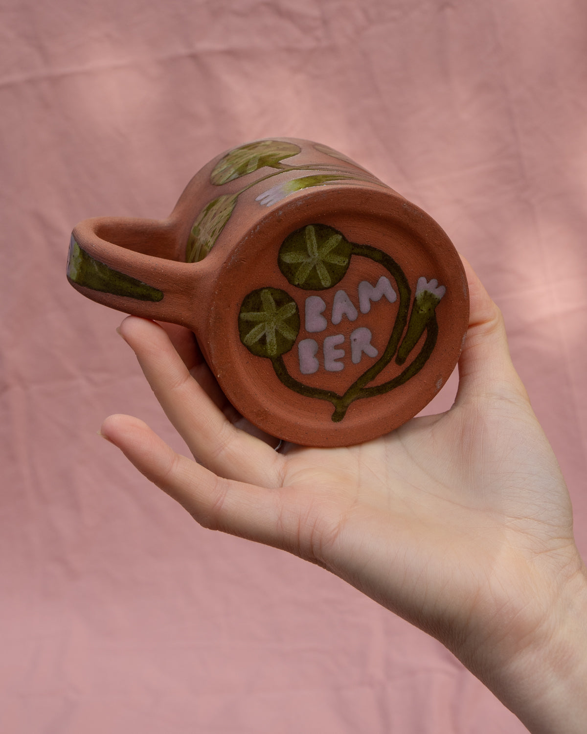Terracotta Nasturtium Mug