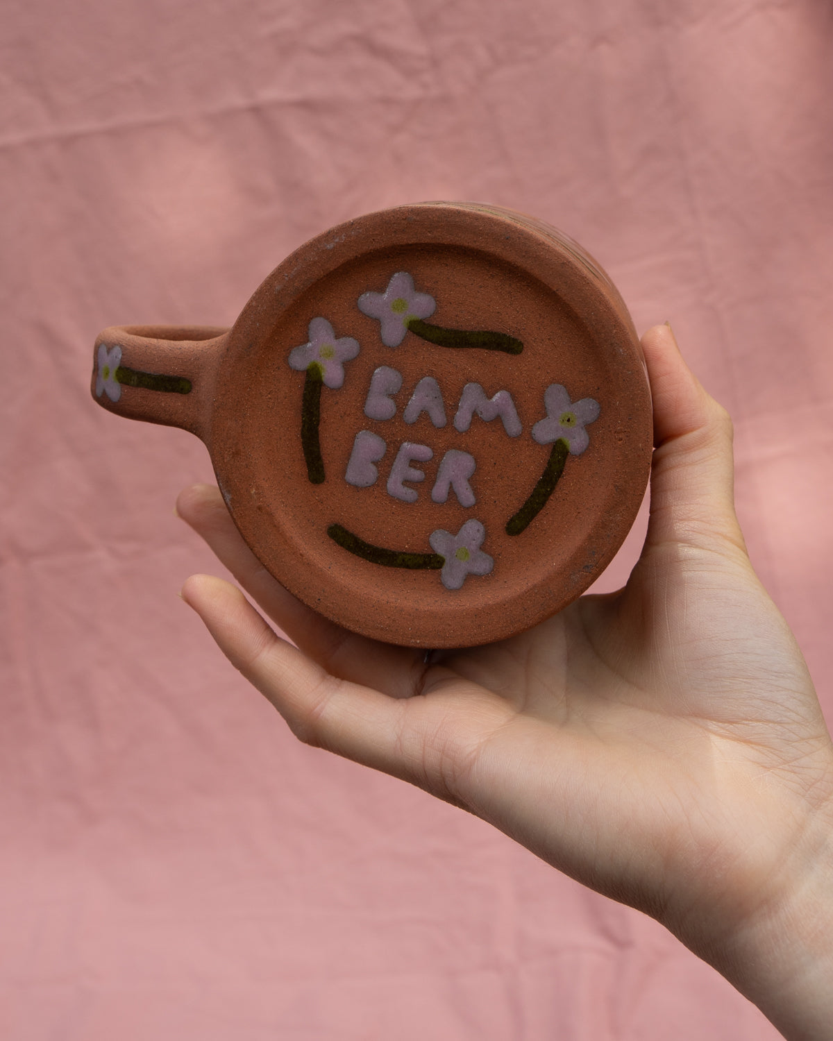 Terracotta Flowers Mug