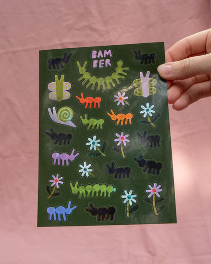 Glaze Bugs Sticker Sheet