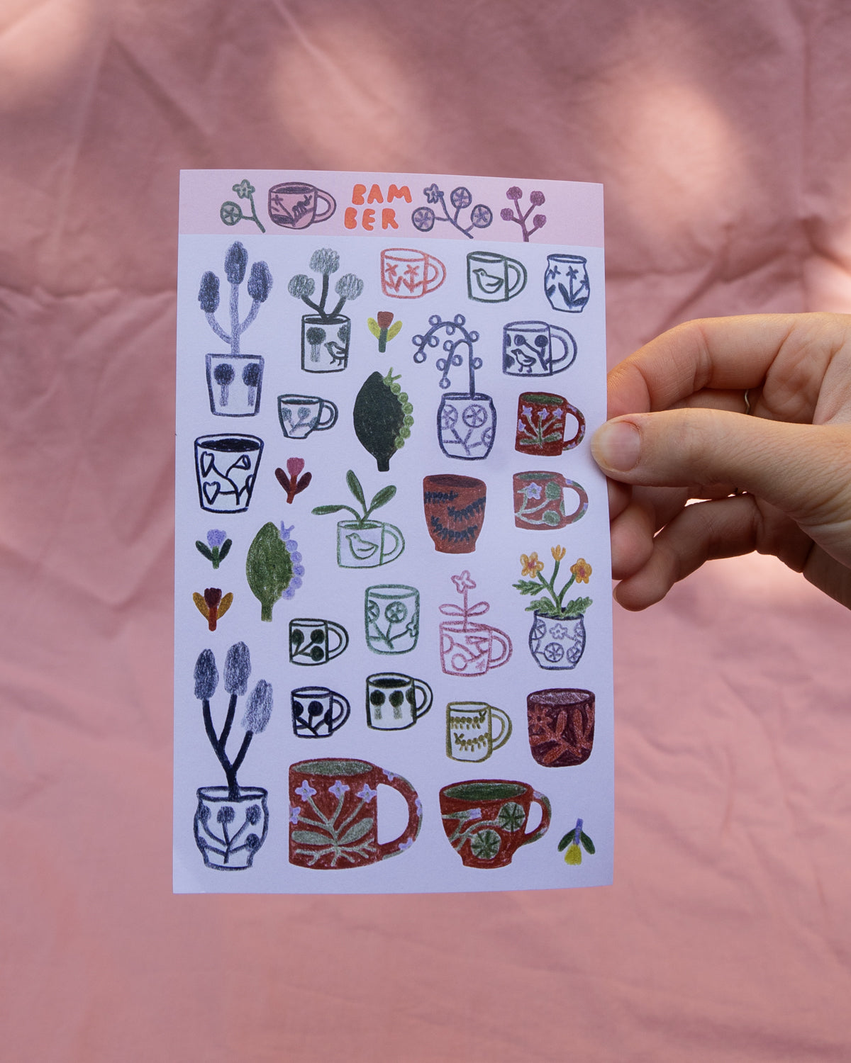 Pots and Plants Sticker Sheet