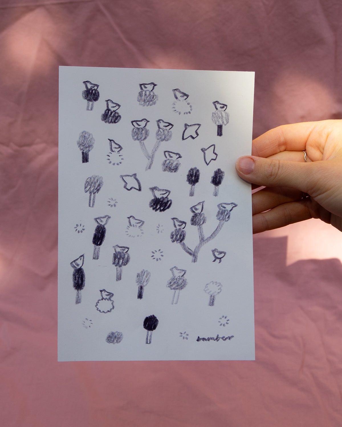 Little Birds on Trees