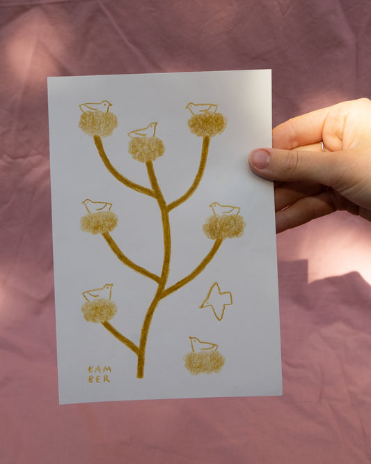 Yellow Tree Birds