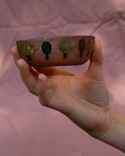 Oval Little Trees Pot
