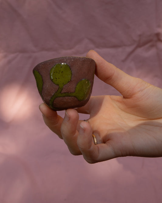 Green Leaves Mini Pot