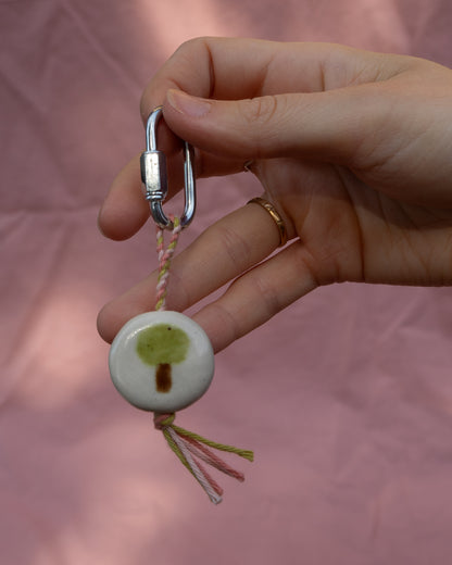 Tree + Tulip Keyring