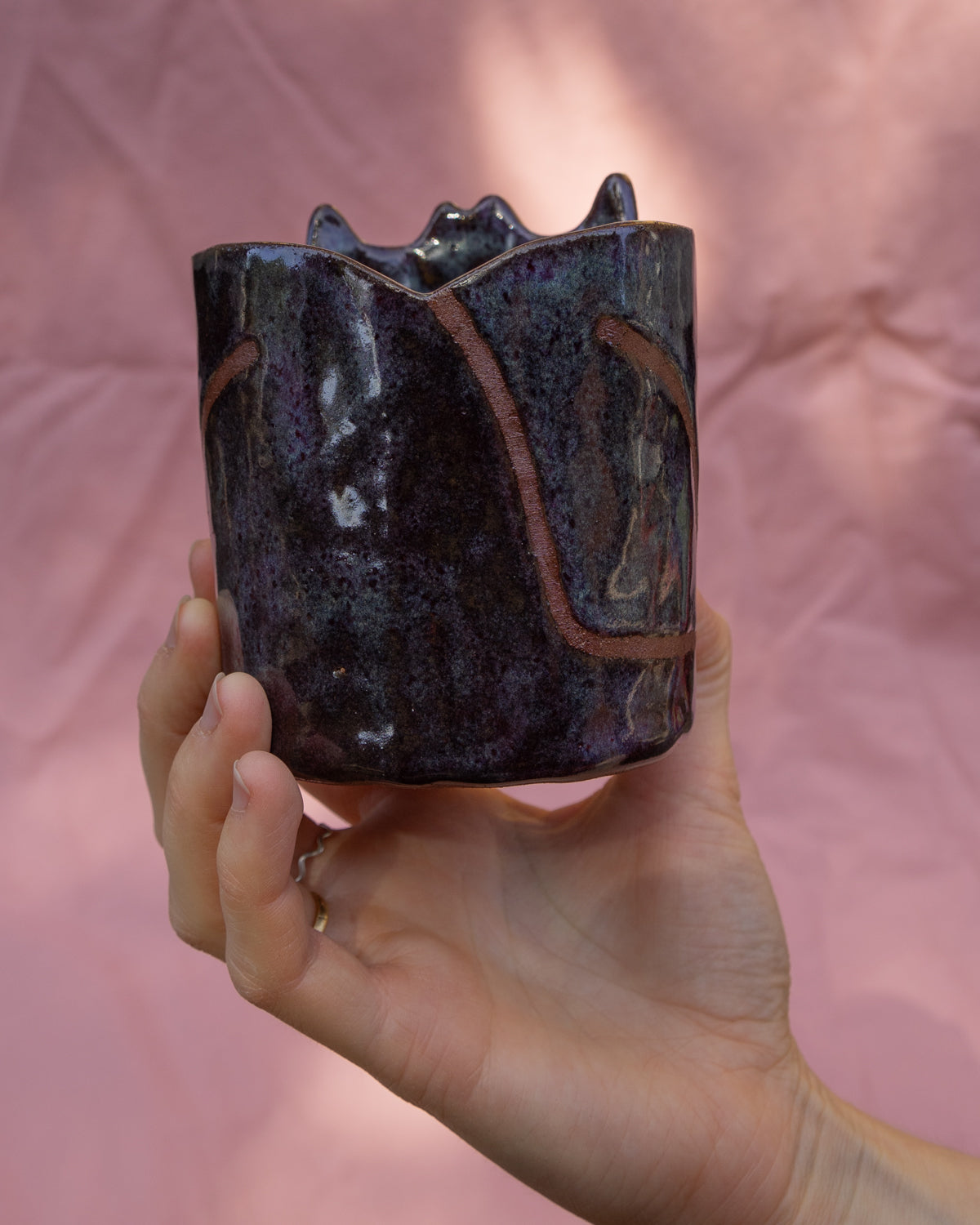 Two Cats Pot