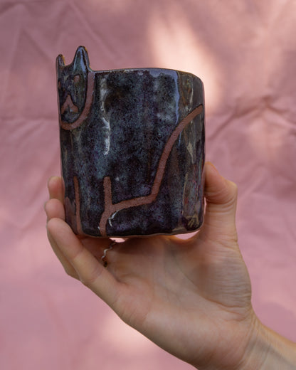 Two Cats Pot