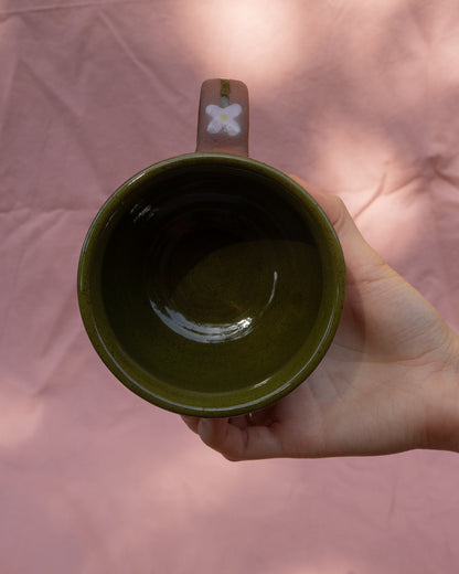 Rounded Flowers Mug