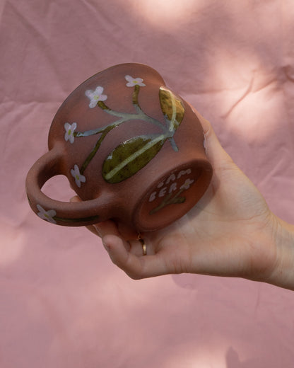 Rounded Flowers Mug