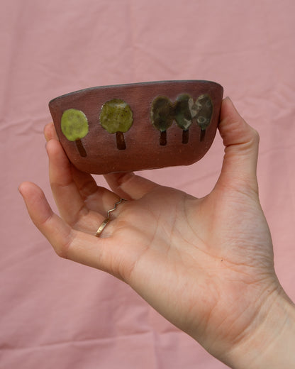 Oval Little Trees Pot