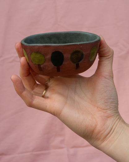 Oval Little Trees Pot