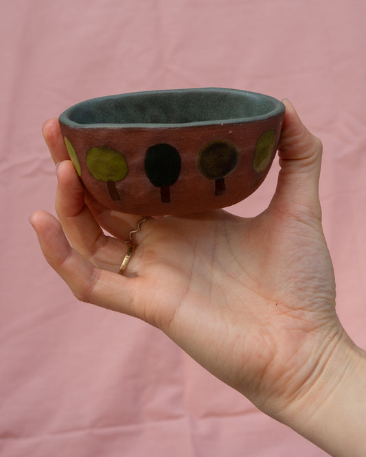 Oval Little Trees Pot
