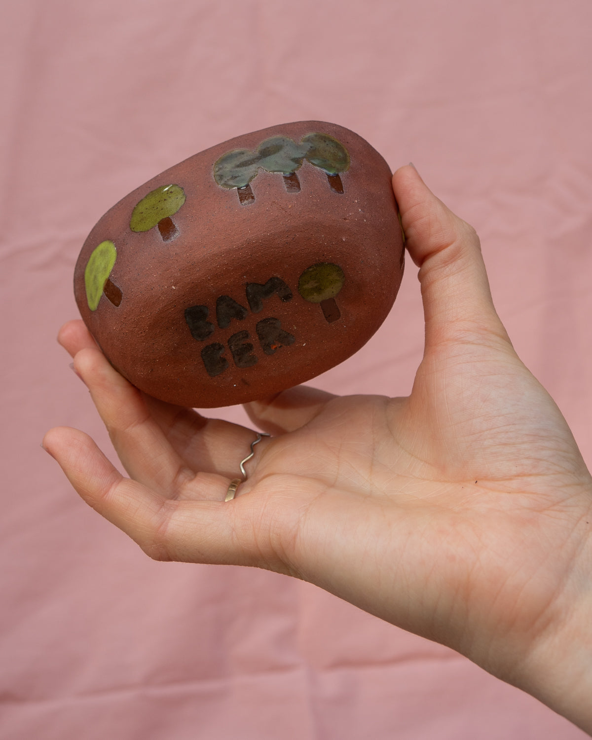 Oval Little Trees Pot