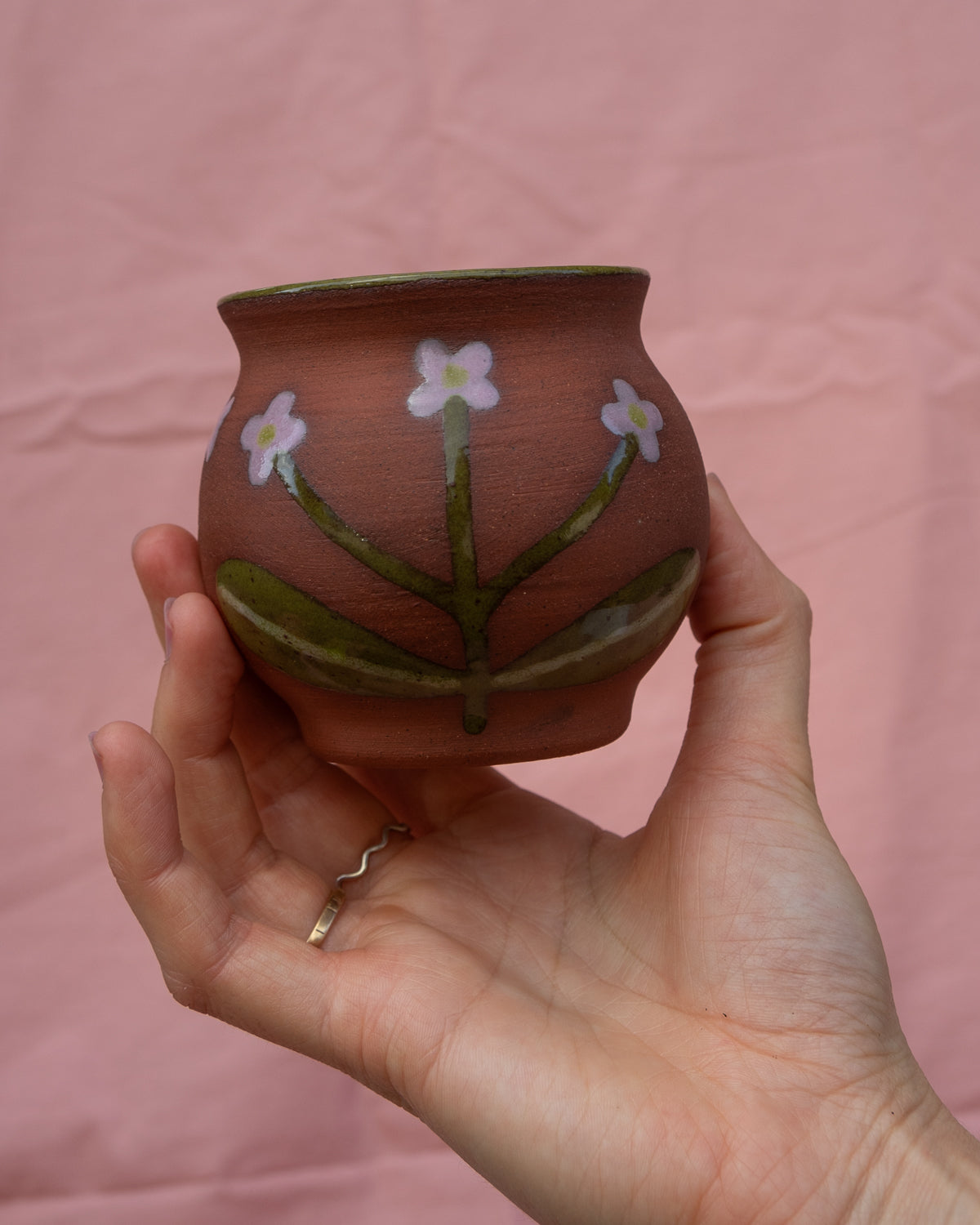 Round Flowers Pot