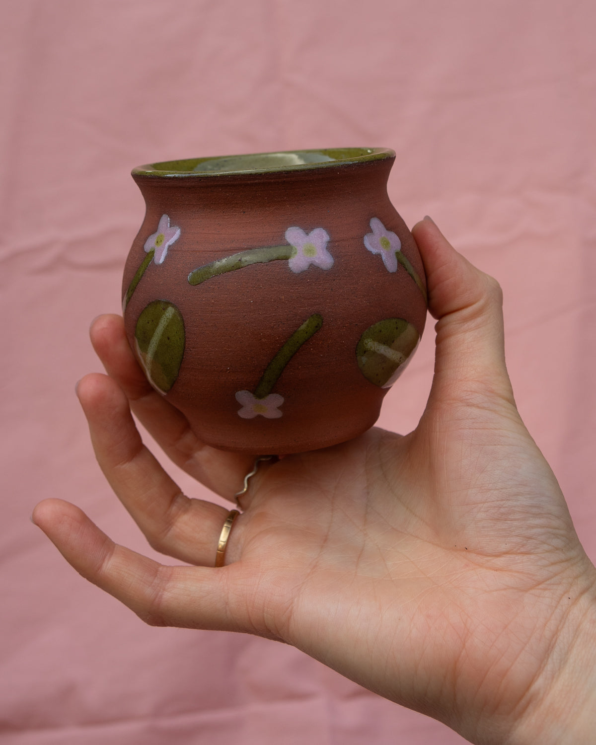 Round Flowers Pot