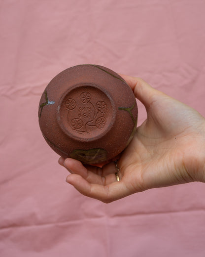 Nasturtium Leaves Terracotta Vase