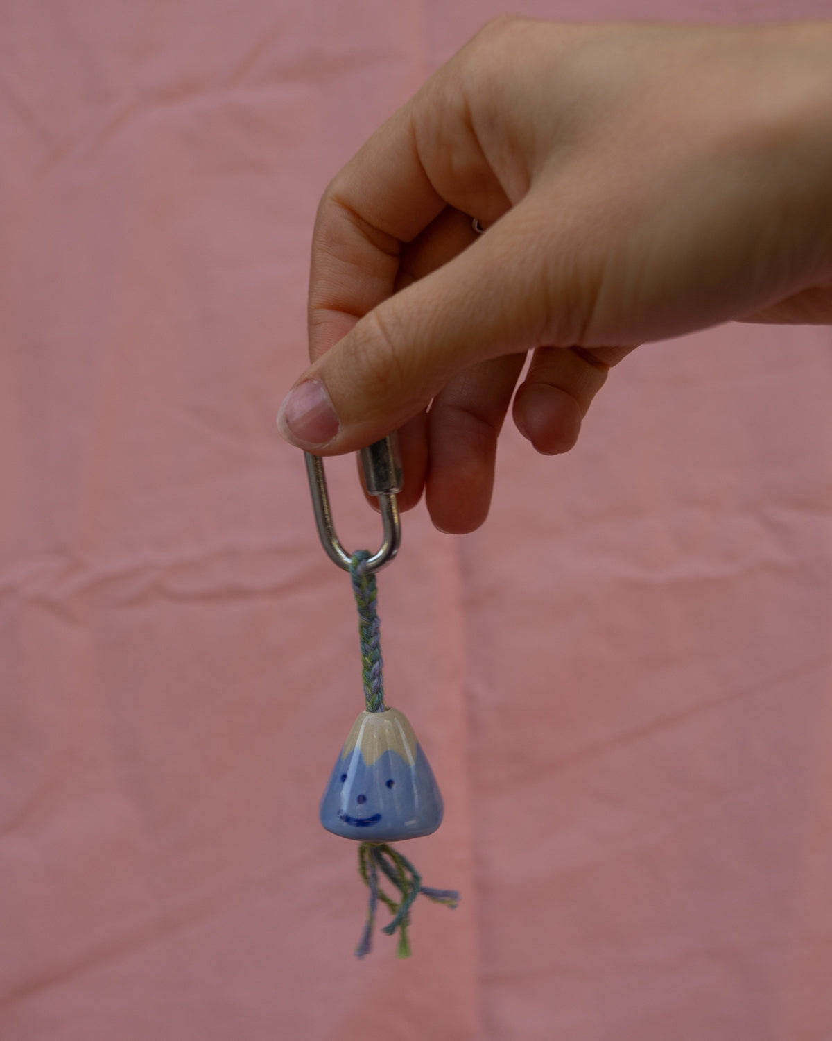 Happy Mountain Keyring