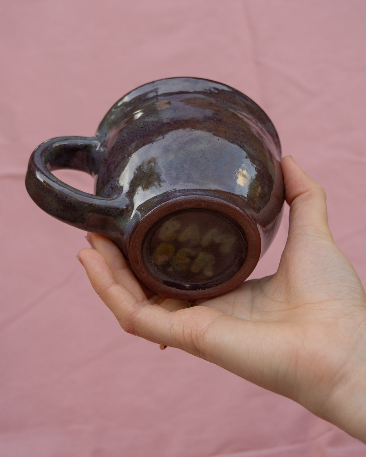 Purple Greeny Mugs