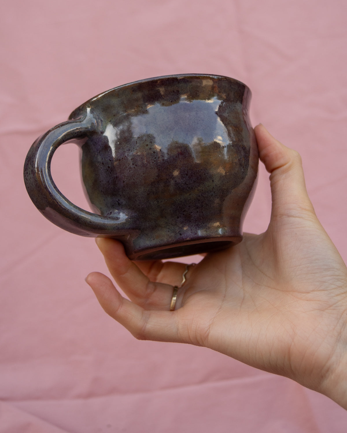 Purple Greeny Mugs