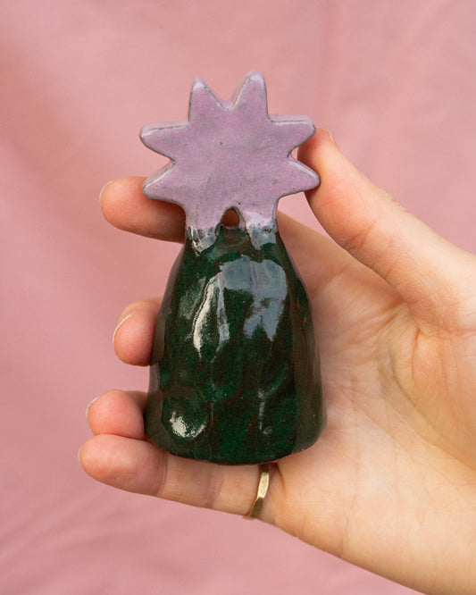 Lilac + Green Star Candle Snuffer