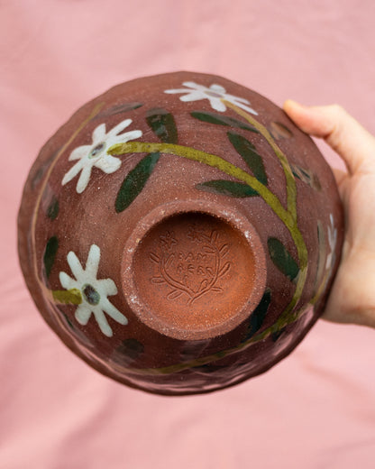 Terracotta Flower Bowl 2